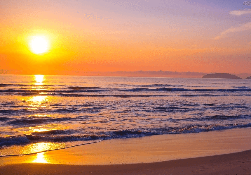 Bãi biển Bắc Mỹ An. (Ảnh: Sưu tầm Internet)