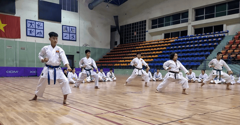 Câu lạc bộ Karatedo Bách Khoa. (Ảnh: Sưu tầm Internet)