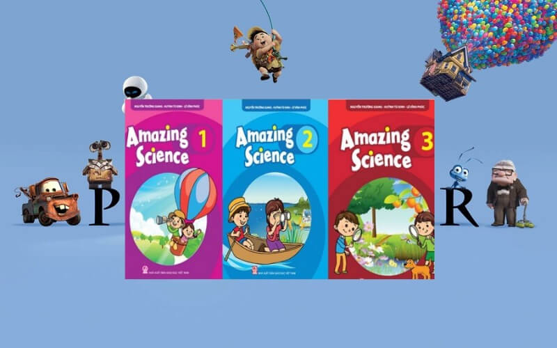 Bé muốn tìm hiểu khoa học hãy chọn Amazing Science 1, 2, 3. (Ảnh: Alokiddy)
