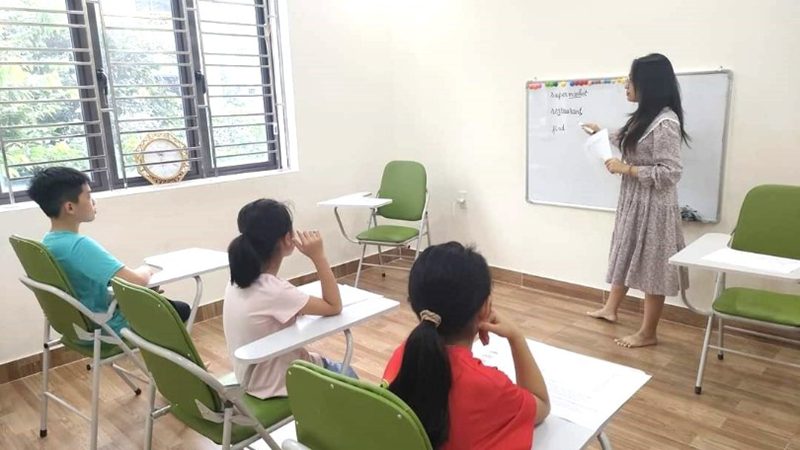 Trung tâm ngoại ngữ Mai Vân Anh (Lucy English). (Ảnh: Kiddihub.com)