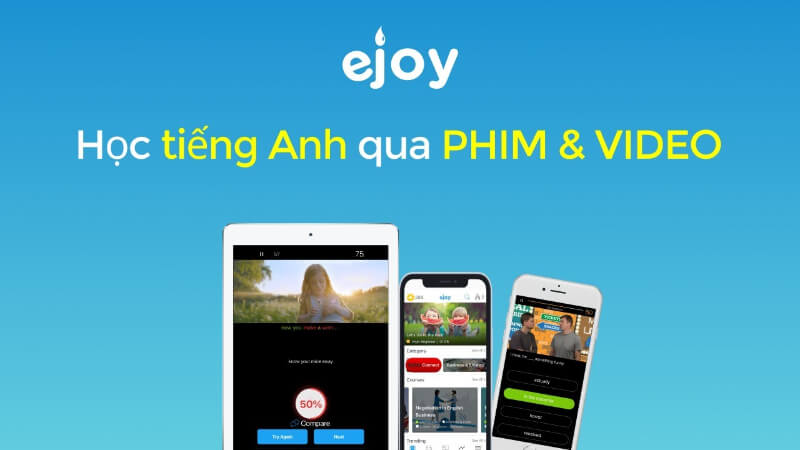 eJOY English học tiếng Anh qua video, hình ảnh và âm thanh. (Ảnh: Youtube)
