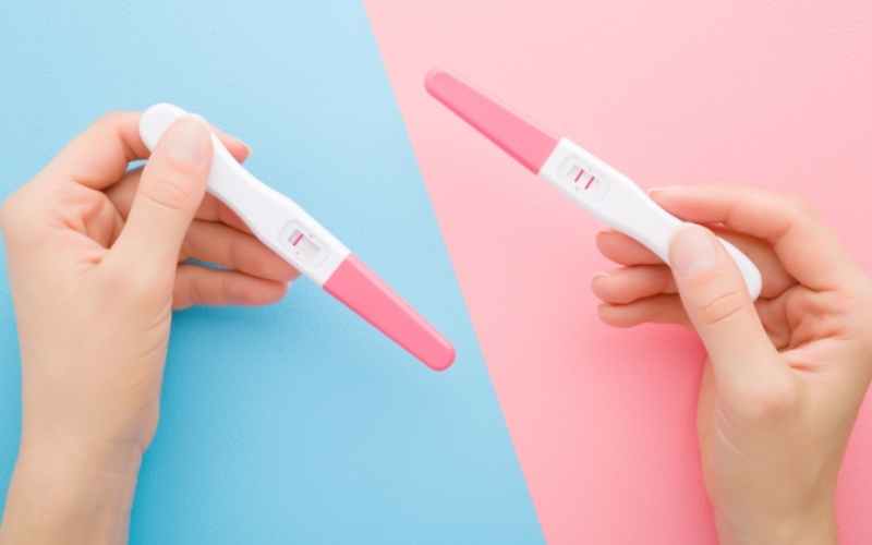 Khi có dấu hiệu mang thai sớm các mẹ có thể dùng que thử để kiểm tra  (Ảnh: Sưu tầm Internet)