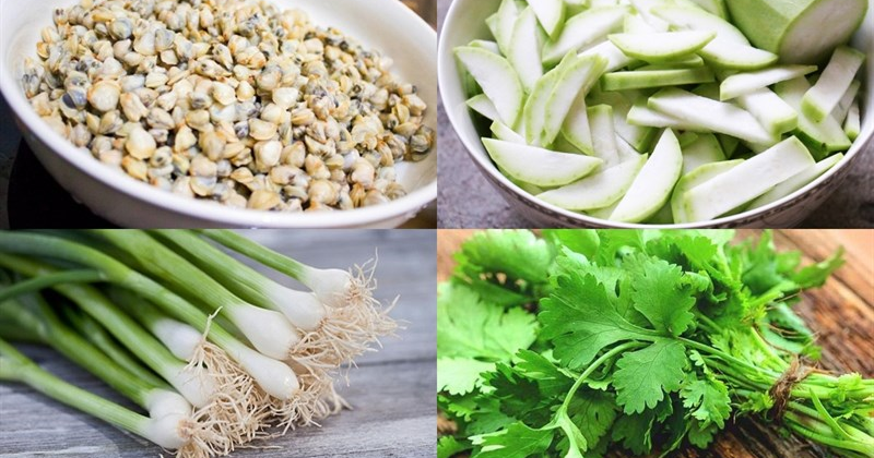 Canh bầu nấu hến với hương vị mới lạ giúp các mẹ bỉm có nhiều sự lựa chọn cho thực đơn sau sinh hơn (Ảnh: Sưu tầm Internet)