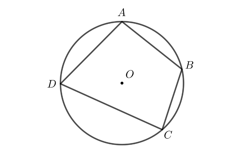 Tứ giác nội tiếp đường tròn. (Ảnh: Sưu tầm Internet)