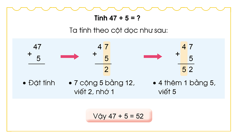 Ví dụ về dạng toán đặt tính rồi tính. (Ảnh: Hoc10) 