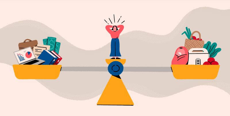 Cách cân bằng quỹ thời gian dành để phát triển sự nghiệp và yêu thương gia đình. (Ảnh: Sưu tầm Internet)