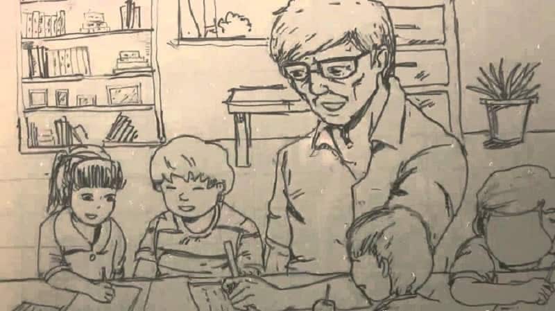 Mẫu tranh vẽ bằng chì, dễ vẽ theo. (Ảnh: Sưu tầm Internet)