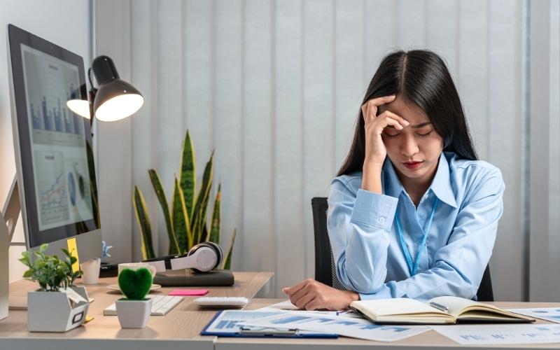 Chị em dễ cảm thấy mệt mỏi trong thai kỳ tuần 7. (Ảnh: Sưu tầm Internet)