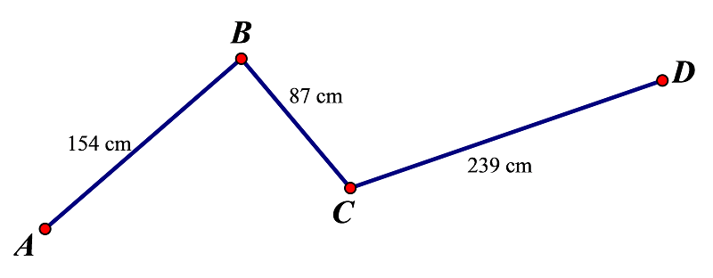 Dạng toán gấp khúc. (Ảnh: Sưu tầm Internet)