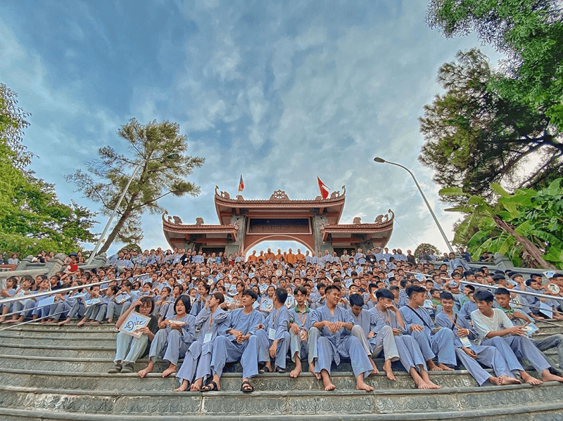 Thiền viện trúc lâm Hàm Rồng: Du lịch Thanh Hóa. (Ảnh: Sưu tầm Internet)