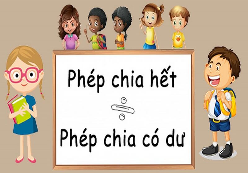 Phép chia hết và phép chia có dư: Lý thuyết và bài tập vận dụng