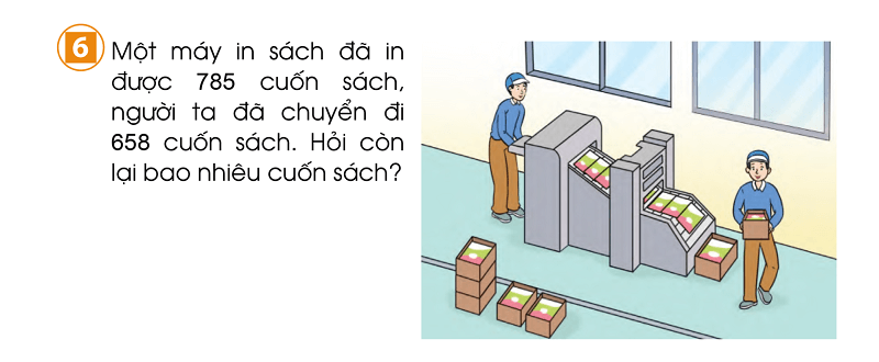 Ví dụ về một dạng đề bài dựa vào dữ kiện cho trước để tìm ra phép tính. (Ảnh: Hoc10)