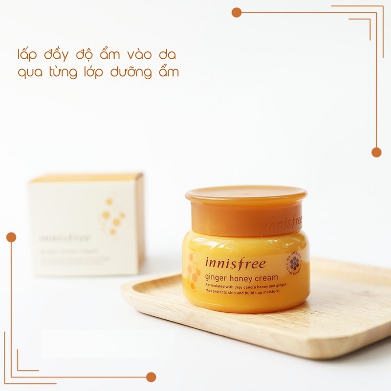 Kem dưỡng ẩm da mặt sau sinh Innisfree Ginger Honey Cream (Ảnh: Sưu tầm Internet)
