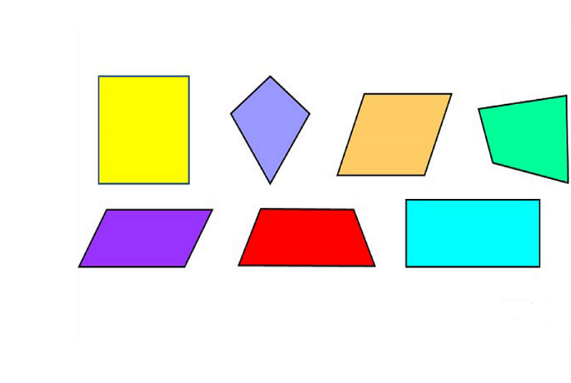 Dạng toán tìm hình tứ giác. (Ảnh: Sưu tầm Internet)