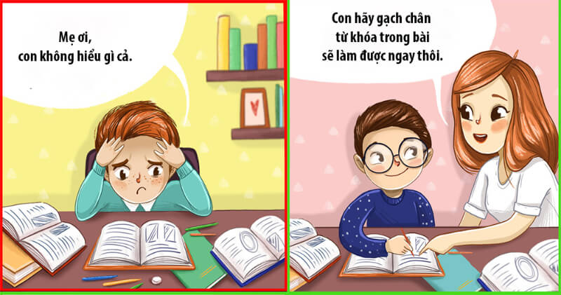 Ba mẹ cần quan tâm đến kết quả học tập qua app của con. ( Ảnh: Vietnamnet)