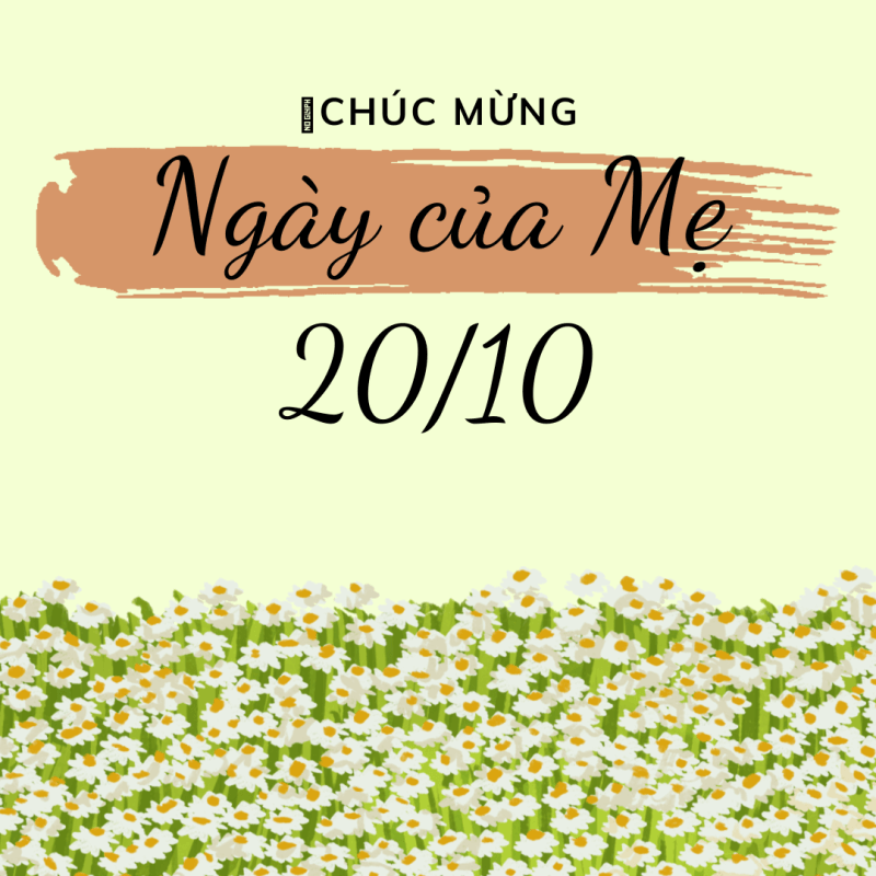 Gợi ý mẫu thiệp 20/10 cho mẹ: Mẫu 3. (Ảnh: Sưu tầm Internet)