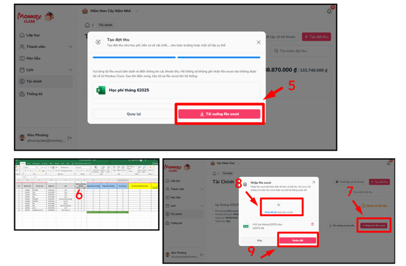 Nhấn “Hoàn tất” sau khi điền đủ thông tin