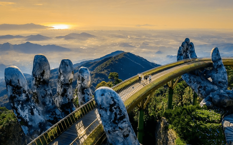 Cầu Vàng. (Ảnh: Sưu tầm Internet)