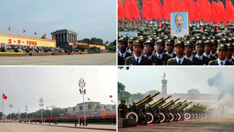 Cho bé đến trải nghiệm xem lễ diễu binh vào ngày 2.9 (Ảnh: Sưu tầm internet)