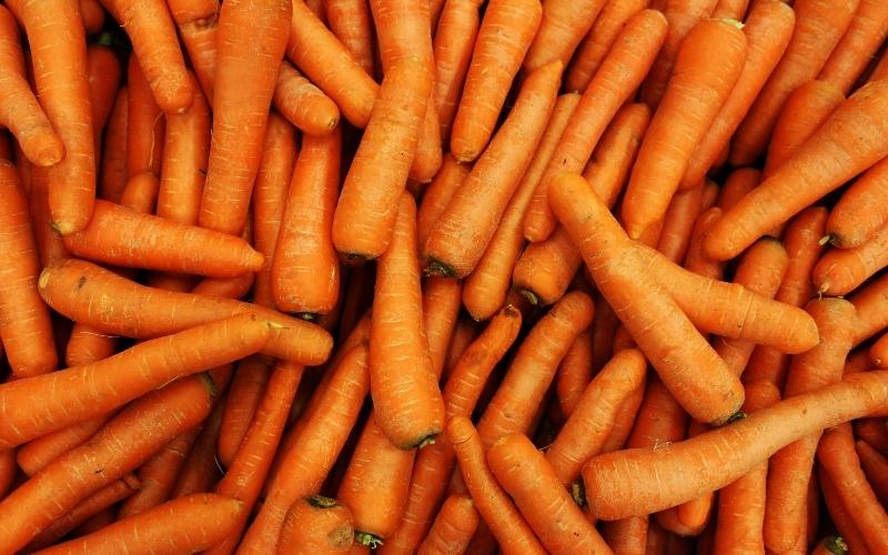 Cà rốt rất giàu vitamin và chất xơ. (Ảnh: Sưu tầm Internet)