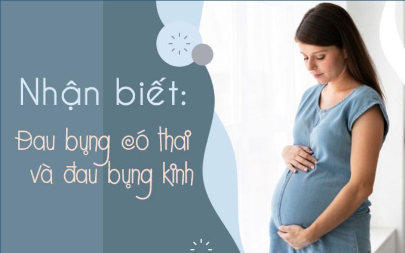 Cần phân biệt đau bụng kinh và đau bụng khi có thai. (Ảnh: Sưu tầm Internet)
