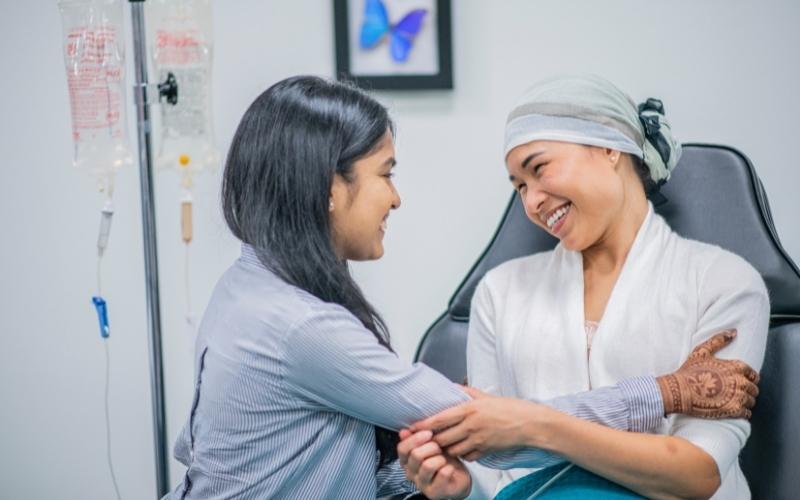 Rong nho giúp giảm tác dụng phụ của xạ trị. (Ảnh: Sưu tầm Internet)