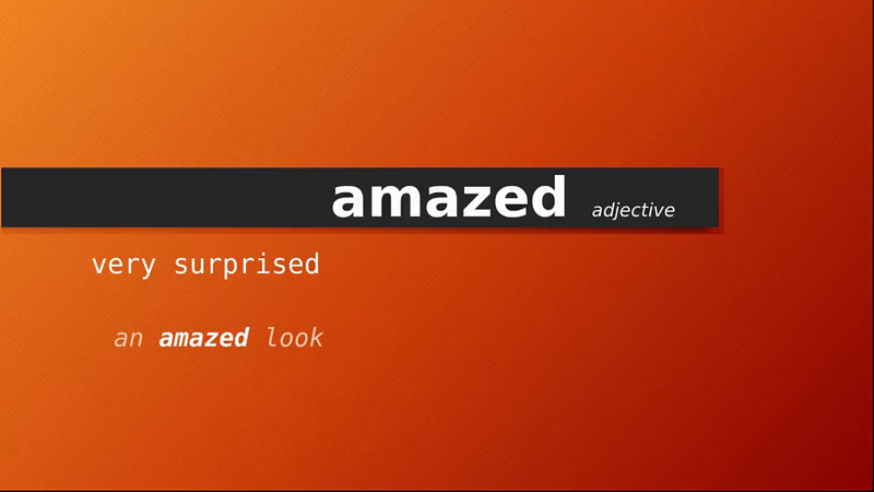 Cấu trúc Amazed trong tiếng Anh. (Ảnh: Sưu tầm Internet)