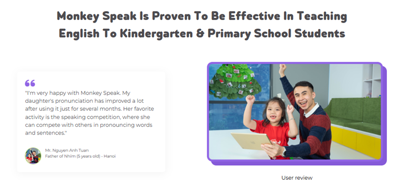 Monkey Speak - A course to improve kids' pronunciation and communication skills. (Image: Monkey)