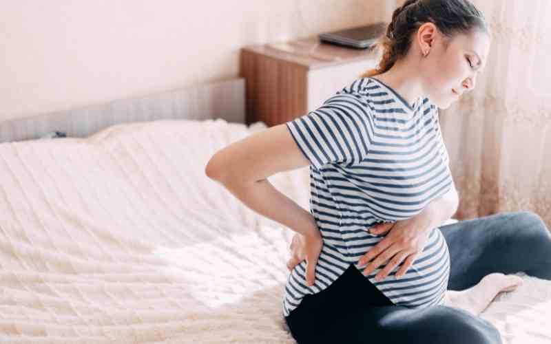 Đau xương mu không phải dấu hiệu sắp sinh. (Ảnh: Sưu tầm Internet)