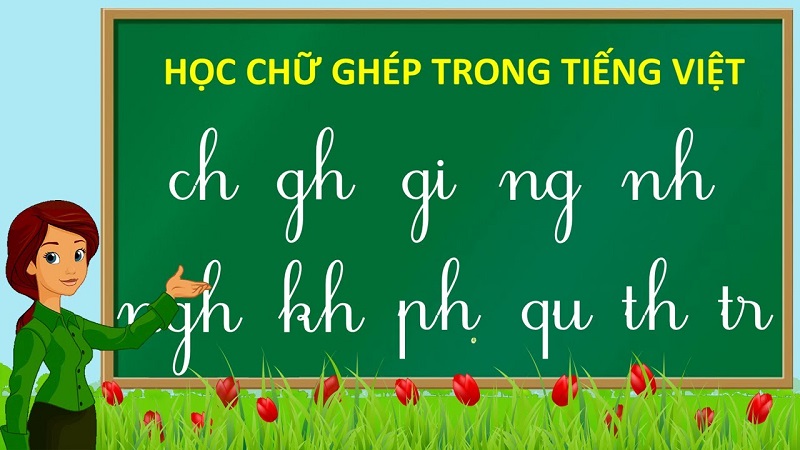 Cho bé làm quen với bảng chữ cái ghép vần (Nguồn ảnh: Sưu tầm internet)