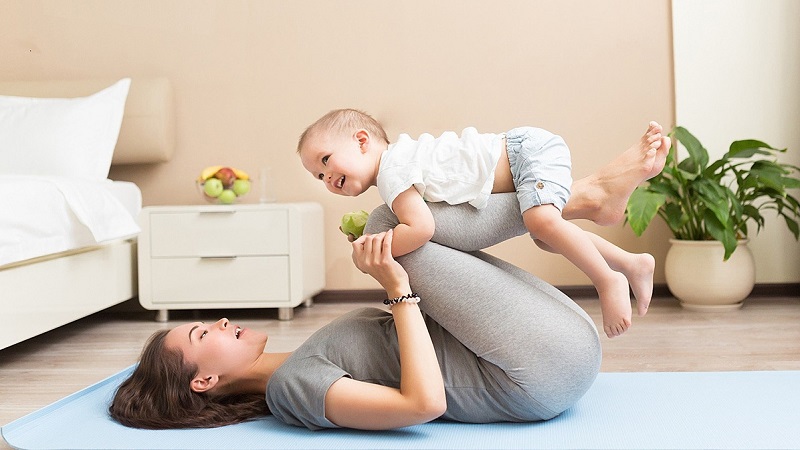 Mẹ nên tránh vận động mạnh để không ảnh hưởng đến việc hồi phục sức khỏe. (Ảnh: Sưu tầm Internet)