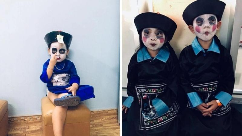 Các ý tưởng hóa trang Halloween phổ biến cho bé. (Ảnh: Sưu tầm Internet)