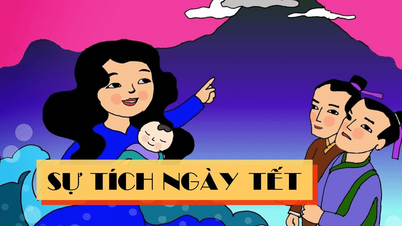 Sự tích ngày Tết. (Ảnh: Sưu tầm Internet)