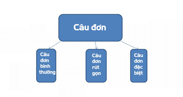 Phân loại câu đơn trong tiếng Việt. (Ảnh: Sưu tầm Internet)