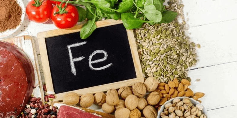 Thực phẩm giàu Sắt và Protein. (Ảnh: Sưu tầm Internet)