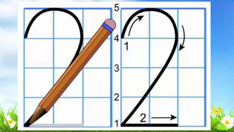 Cách viết số 2 thứ nhất (Nguồn ảnh: Sưu tầm internet)