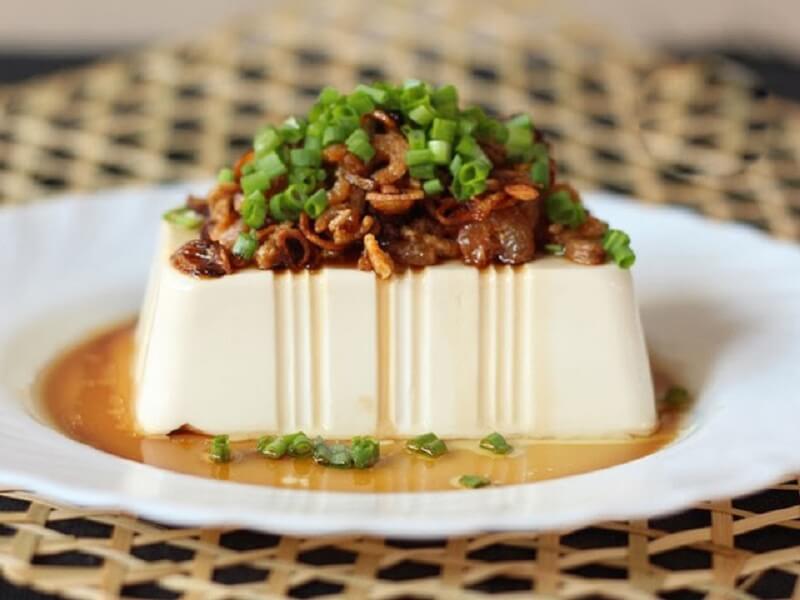 Đậu phụ hấp tôm khô. (Ảnh: Sưu tầm Internet)