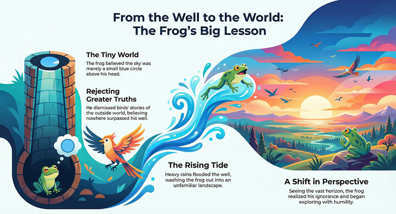 Tóm tắt nội dung truyện Hoàng Tử Ếch tiếng Anh