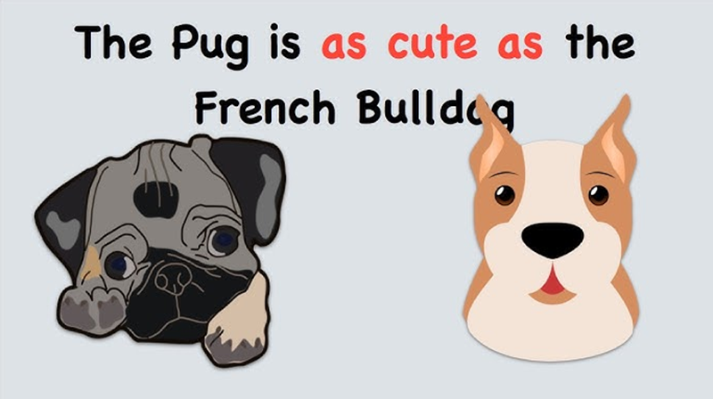 โครงสร้างการเปรียบเทียบที่เท่าเทียมกันในภาษาอังกฤษ (ภาพ: อินเทอร์เน็ต)