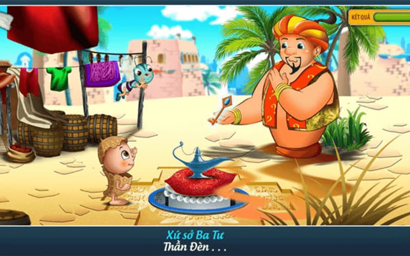 Đậu Lém Phiêu lưu ký - game học toán lớp 5. (Ảnh: Sưu tầm Internet)