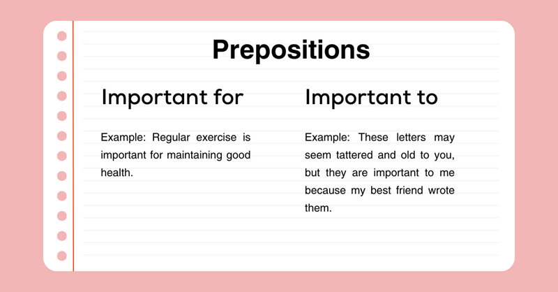 Important thường đi với giới từ to, for. (Ảnh: Sưu tầm Internet)