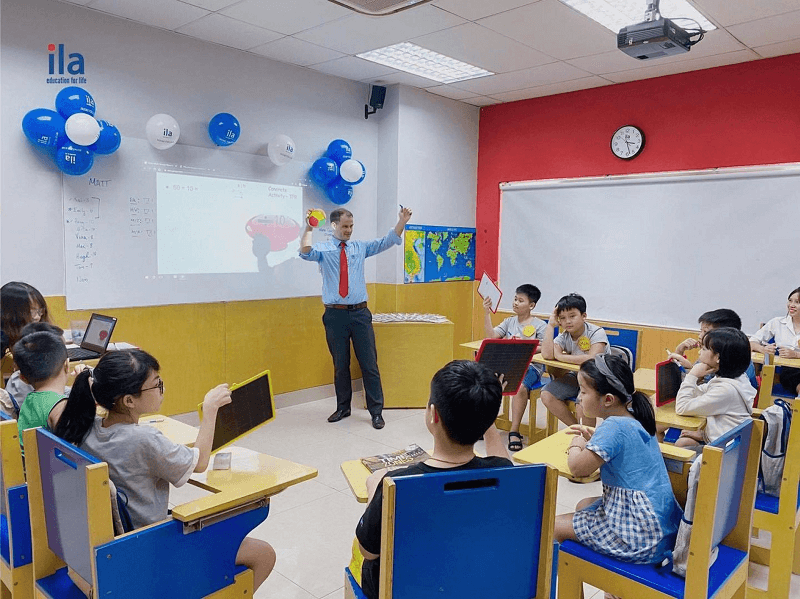 Khóa học tiếng Anh cho trẻ 6 tuổi Super Junior tại trung tâm ILA. (Ảnh: Sưu tầm Internet)