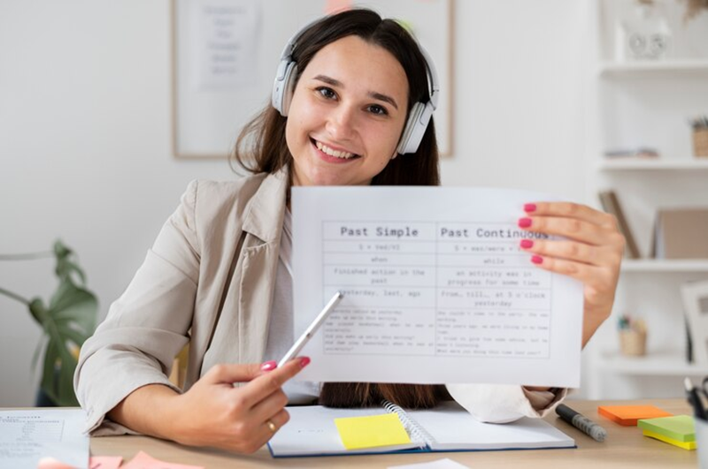 Lợi ích của việc kiểm tra nghe tiếng Anh trực tuyến. (Ảnh: Sưu tầm Internet)