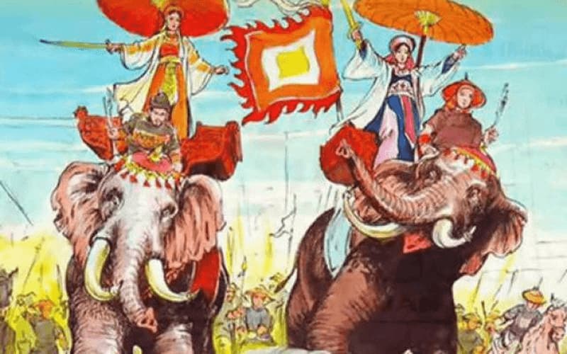 Cuộc khởi nghĩa Hai Bà Trưng giúp khẳng định được vai trò lãnh đạo tài tình của phụ nữ. (Ảnh: Sưu tầm Internet)