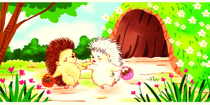 Bài học Nhím nâu kết bạn lớp 2. (Ảnh: Sưu tầm Internet)