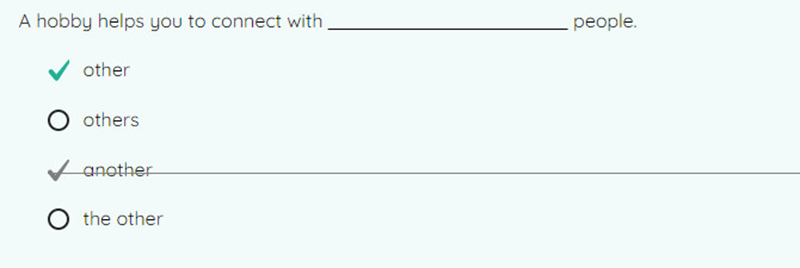 Sentence structures with Other/Others. (Image: Internet)