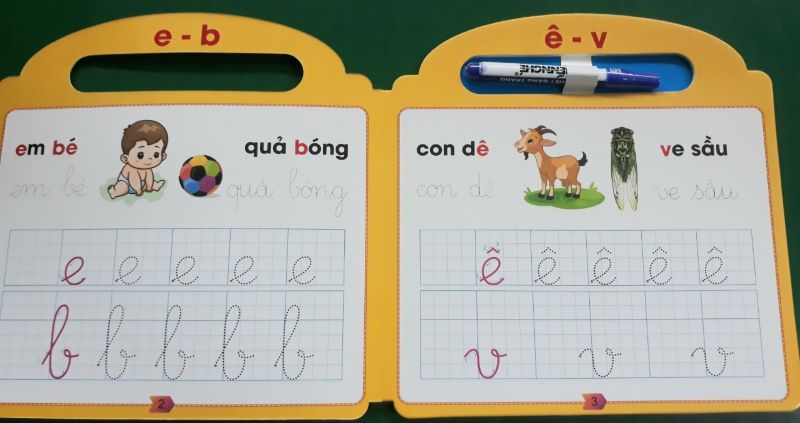 Chuẩn Bị Cho Bé Tới Trường - Chữ Cái. (Ảnh: Sưu tầm Internet)
