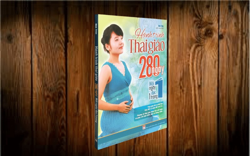 Sách “Hành trình thai giáo 280 ngày”. (Ảnh: Sưu tầm Internet)