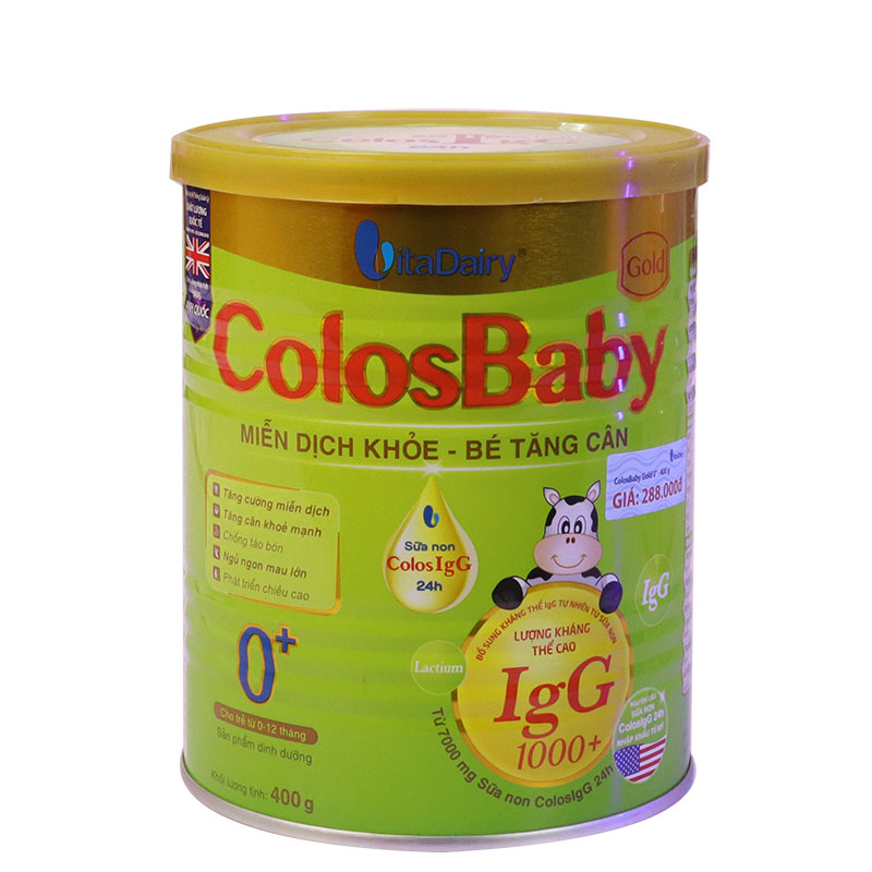 Sữa Colos Baby từ thương hiệu Vita Dairy. (Ảnh: Sưu tầm internet)