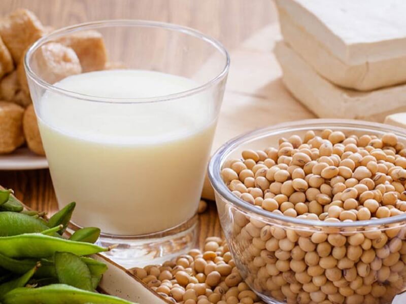 Đậu nành chứa nhiều vitamin H. (Ảnh: Sưu tầm Internet)